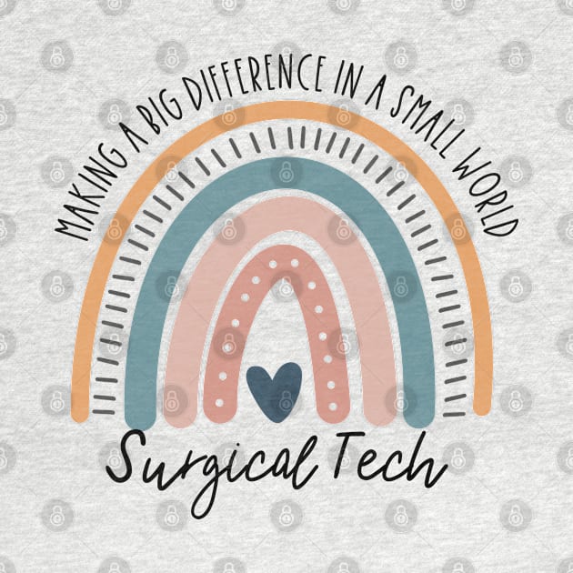 Surgical Tech Boho Rainbow by IndigoPine